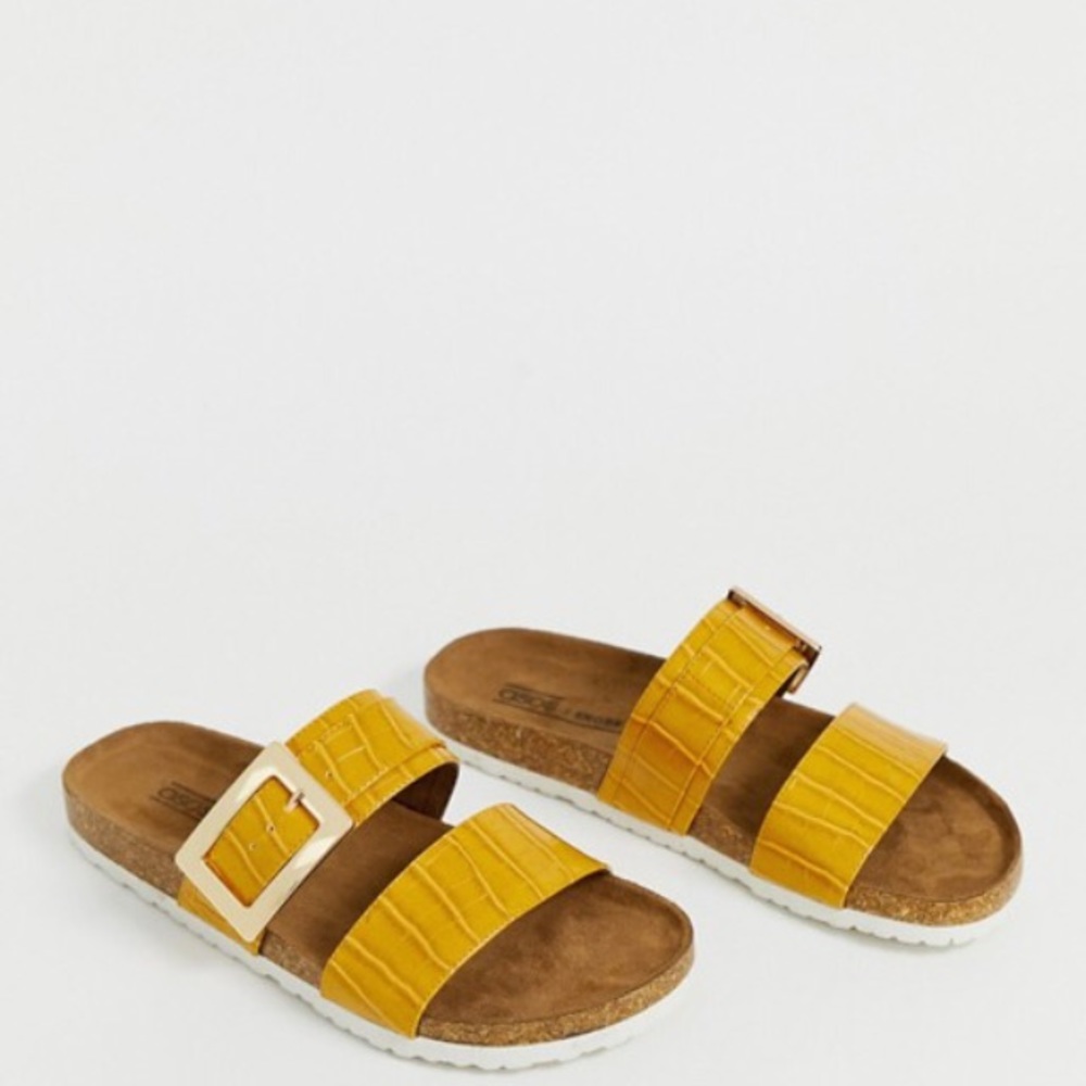 Yellow croc slides